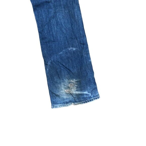 VINTAGE true religion jeans size 36 STRAIGHT blue - Picture 6 of 14
